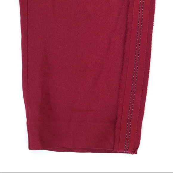 NWT Piazza Sempione Red Hilary Trousers With Back Elasticated Waistband - Picture 3 of 8